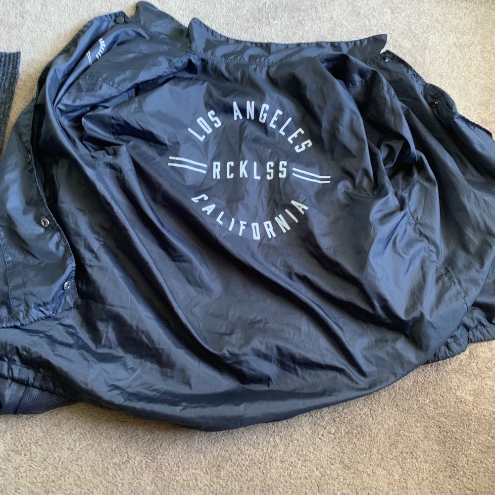 RCKLESS black windbreaker